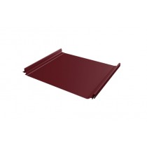 ГРАНД ЛАЙН Кликфальц Pro 0,45 PE с пленкой на замках RAL 3005 красное вино 485626