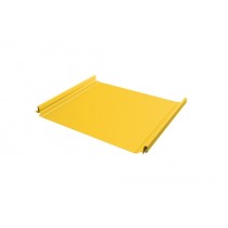 ГРАНД ЛАЙН Кликфальц Pro 0,45 PE с пленкой на замках RAL 1018 цинково-желтый 485640