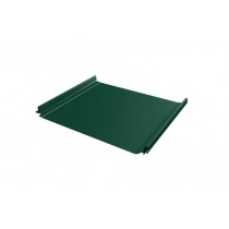 ГРАНД ЛАЙН Кликфальц Pro 0,45 Drap с пленкой на замках RAL 6005 зеленый мох 485815