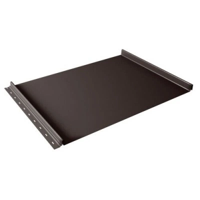 Кликфальц Grand Line 0,5 PurPro с пленкой на замках RAL 8017 шоколад — 556285 Кликфальц Grand Line 0,5 PurPro с пленкой на замках RAL 8017 шоколад — 556285