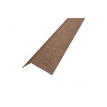 ГРАНД ЛАЙН Планка карнизная c базальтовой крошкой для мягкой кровли 100х65 бронзовая 454725