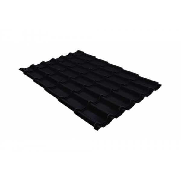 ГРАНД ЛАЙН Металлочерепица классик 0,5 Satin RAL 9005 черный 231448