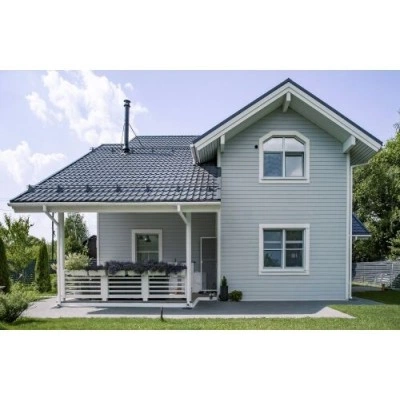 Металлочерепица Grand Line классик 0,5 Satin Matt RAL 7024 мокрый асфальт — 243457 Металлочерепица Grand Line классик 0,5 Satin Matt RAL 7024 мокрый асфальт — 243457