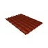 Металлочерепица Grand Line классик 0,5 Satin Matt RAL 8004 терракота — 246254 Металлочерепица Grand Line классик 0,5 Satin Matt RAL 8004 терракота — 246254