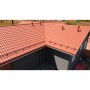 ГРАНД ЛАЙН Металлочерепица классик 0,5 PurLite Matt RAL 8004 терракота 255039