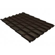 ГРАНД ЛАЙН Профиль волновой Классик (Classic) 0,45 Drap ST RR 32 темно-коричневый_old 396378