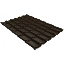 Профиль Grand Line волновой Классик (Classic) 0,45 Drap ST RR 32 темно-коричневый_old