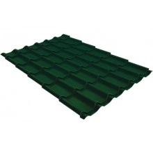Металлочерепица Grand Line классик 0,5 Satin RAL 6005 зеленый мох