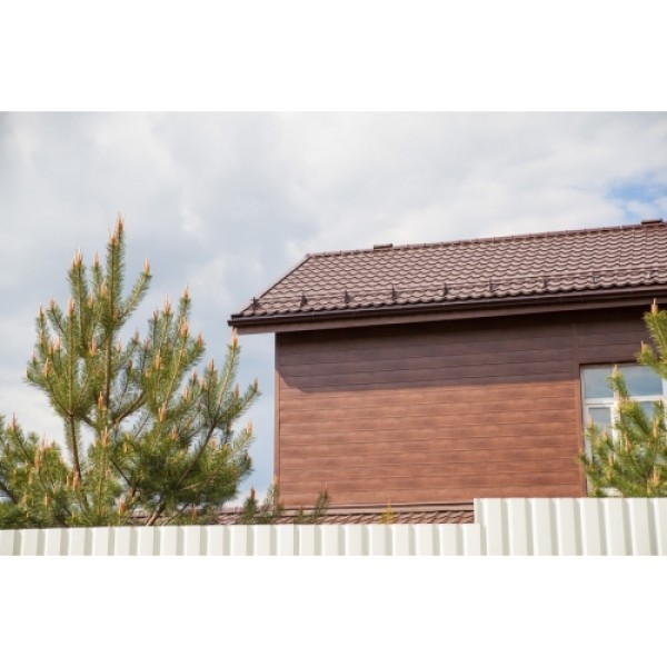 ГРАНД ЛАЙН Металлочерепица классик 0,5 Satin RAL 8017 шоколад 53925 ГРАНД ЛАЙН Металлочерепица классик 0,5 Satin RAL 8017 шоколад 53925