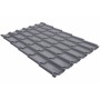 ГРАНД ЛАЙН Металлочерепица классик 0,5 Satin RAL 7004 сигнальный серый 53926 ГРАНД ЛАЙН Металлочерепица классик 0,5 Satin RAL 7004 сигнальный серый 53926