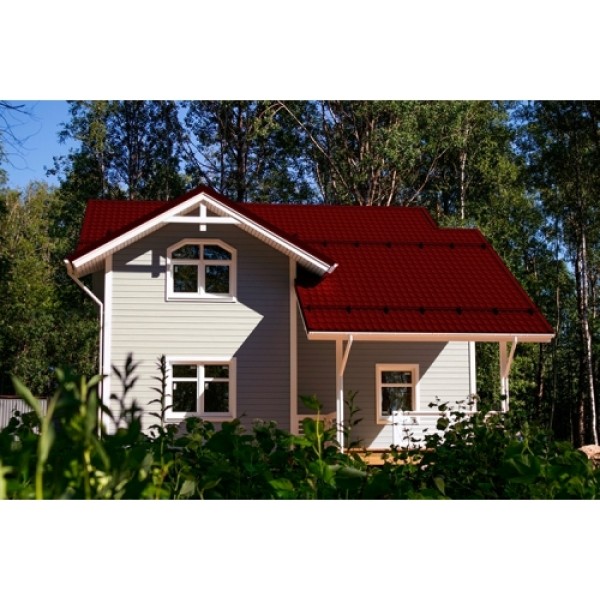 ГРАНД ЛАЙН Металлочерепица классик 0,5 Satin RAL 3011 коричнево-красный 58619 ГРАНД ЛАЙН Металлочерепица классик 0,5 Satin RAL 3011 коричнево-красный 58619