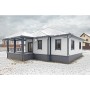 ГРАНД ЛАЙН Металлочерепица классик 0,5 Satin RAL 7024 мокрый асфальт 74146
