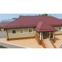 ГРАНД ЛАЙН Профиль волновой Камея (Kamea) 0,45 Drap RAL 3005 красное вино 111744
