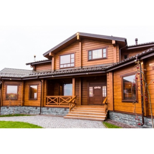 ГРАНД ЛАЙН Профиль волновой Камея (Kamea) 0,45 PE RR 32 темно-коричневый 122515