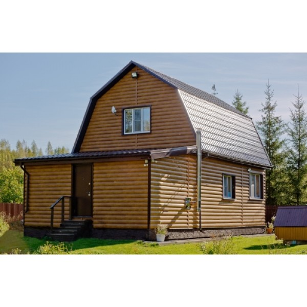 ГРАНД ЛАЙН Металлочерепица Квинта плюс (Kvinta plus) 0,5 Satin RAL 8017 шоколад 147937