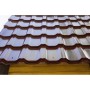 ГРАНД ЛАЙН Металлочерепица Квинта плюс (Kvinta plus) 0,5 Satin RAL 8017 шоколад 147937