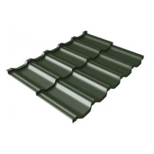 Профиль Grand Line волновой Квинта Уно (Kvinta Uno) 0,5 GreenCoat Pural BT RR 11 темно-зеленый (RAL 6020 хромовая зелень)