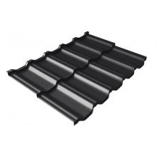Профиль Grand Line волновой "Квинта Уно" ("Kvinta Uno") 0,45 Drap СТ RAL 9005 черный