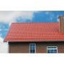 ГРАНД ЛАЙН Металлочерепица квадро профи 0,5 Satin Matt RAL 8004 терракота 258498