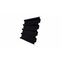 ГРАНД ЛАЙН Профнастил Н60R 0,5 GreenCoat Pural BT, matt RR 33 черный (RAL 9004 сигнальный черный) 214842