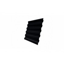 ГРАНД ЛАЙН Профнастил НС35R 0,5 GreenCoat Pural BT, matt RR 33 черный (RAL 9004 сигнальный черный) 205606