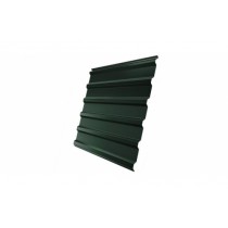 ГРАНД ЛАЙН Профнастил C20R 0,5 GreenCoat Pural BT RR 11 темно-зеленый (RAL 6020 хромовая зелень) 168209