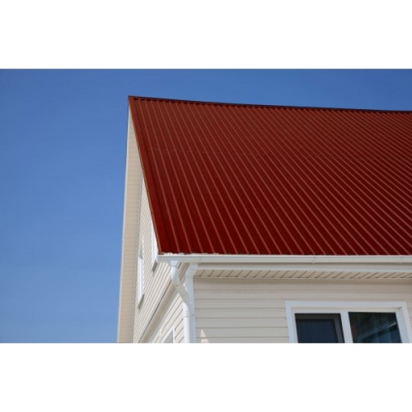 ГРАНД ЛАЙН Профнастил C20R 0,45 PE-Double RAL 8017 шоколад 45164