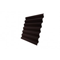 ГРАНД ЛАЙН Профнастил С21R 0,5 Satin Matt RAL 8017 шоколад 274545