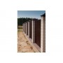 ГРАНД ЛАЙН Колпак на столб 390х390мм 0,45 Drap TwinColor с пленкой RAL 8017 шоколад 459806