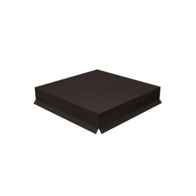 Колпак Grand Line на столб крышка 390х390мм 0,45 Drap TX с пленкой RR 32 темно-коричневый — 551810