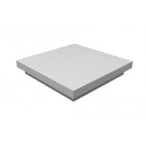 ГРАНД ЛАЙН Колпак на столб плоский 390х390мм 0,4 PE с пленкой RAL 9003 сигнальный белый 426893