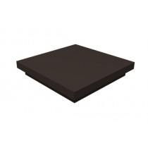 ГРАНД ЛАЙН Колпак на столб плоский 360х360мм 0,5 Satin Matt с пленкой RR 32 темно-коричневый 491476
