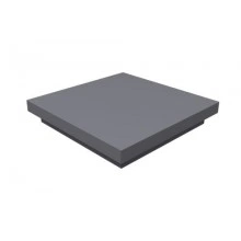 Колпак Grand Line на столб плоский 385х385мм 0,45 Drap TX с пленкой RAL 7004 сигнальный серый
