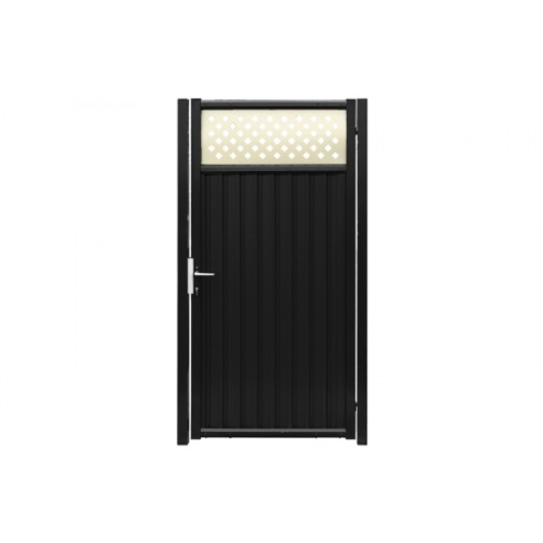 ГРАНД ЛАЙН Калитка Estet Plus 2,4х1 RAL 7024/1013 193976 ГРАНД ЛАЙН Калитка Estet Plus 2,4х1 RAL 7024/1013 193976