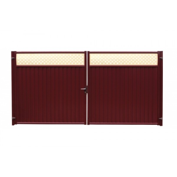 ГРАНД ЛАЙН Ворота Estet Plus 2,0х3,6 RAL 3005/1014 41660 ГРАНД ЛАЙН Ворота Estet Plus 2,0х3,6 RAL 3005/1014 41660