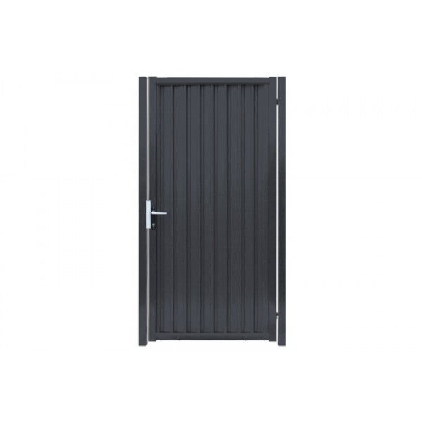 ГРАНД ЛАЙН Калитка Estet 2,0х1 RAL 7024 126915 ГРАНД ЛАЙН Калитка Estet 2,0х1 RAL 7024 126915