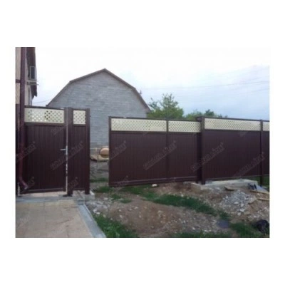 Калитка Grand Line Estet Plus 2,0х1 RAL 8017/1014 — 41651 Калитка Grand Line Estet Plus 2,0х1 RAL 8017/1014 — 41651