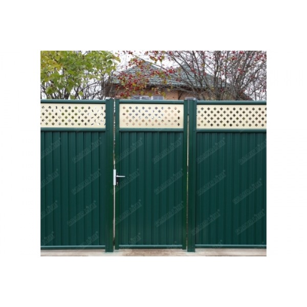 ГРАНД ЛАЙН Калитка Estet Plus 2,0х1 RAL 6005/1014 41652 ГРАНД ЛАЙН Калитка Estet Plus 2,0х1 RAL 6005/1014 41652