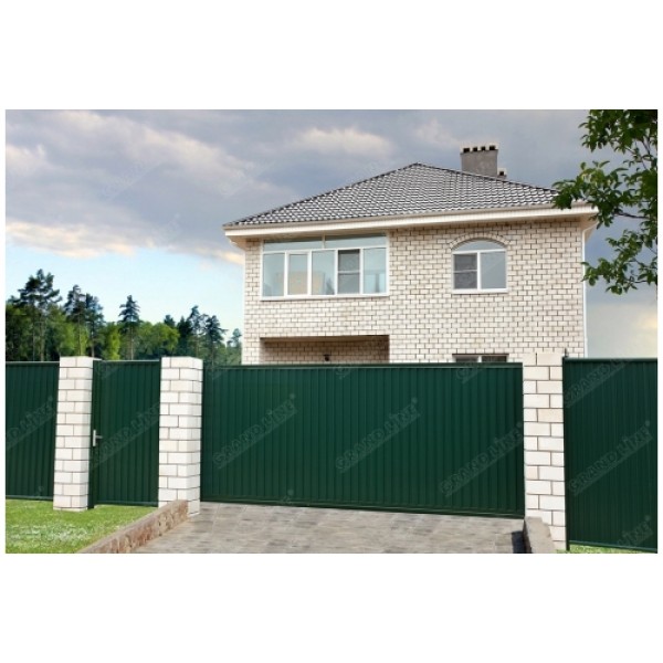 ГРАНД ЛАЙН Столб 62х55х1,4х3000 RAL 6005 45906 ГРАНД ЛАЙН Столб 62х55х1,4х3000 RAL 6005 45906
