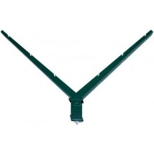 Наконечник Grand Line V на столб 62х55 RAL 6005