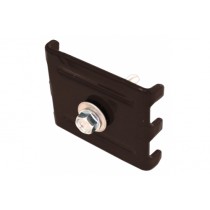 ГРАНД ЛАЙН Крепление Скоба и саморез 5,5х32 RAL 8017 126304