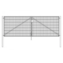 Ворота Grand Line Light без замка 2,03х4,0 RAL 6005