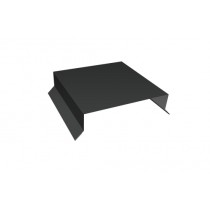 ГРАНД ЛАЙН Парапетная крышка прямая 150мм 0,45 Drap TX RAL 7016 антрацитово-серый (2м) 540466