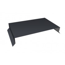 ГРАНД ЛАЙН Парапетная крышка прямая 250мм 0,45 Drap RAL 7024 мокрый асфальт (2,5м) 540798