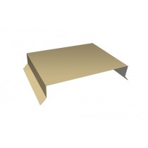 ГРАНД ЛАЙН Парапетная крышка прямая 250мм 0,45 PE с пленкой RAL 1014 слоновая кость (3м) 540987