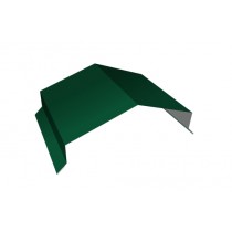 ГРАНД ЛАЙН Парапетная крышка угольная 200мм 0,45 PE с пленкой RAL 6005 зеленый мох (2м) 541959
