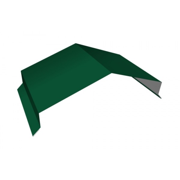 ГРАНД ЛАЙН Парапетная крышка угольная 390мм 0,45 ПЭ с пленкой RAL 6005 зеленый мох (3м) 542437 ГРАНД ЛАЙН Парапетная крышка угольная 390мм 0,45 ПЭ с пленкой RAL 6005 зеленый мох (3м) 542437