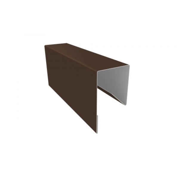 ГРАНД ЛАЙН Планка П-образная заборная 17 0,4 ПЭ с пленкой RAL 8017 шоколад (3м) 532413 ГРАНД ЛАЙН Планка П-образная заборная 17 0,4 ПЭ с пленкой RAL 8017 шоколад (3м) 532413