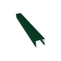 ГРАНД ЛАЙН Планка П-образная заборная 24 0,45 Drap ST RAL 6005 зеленый мох (3м) 532708