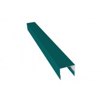 ГРАНД ЛАЙН Планка П-образная заборная 24 0,45 PE с пленкой RAL 5021 водная синь (3м) 532917